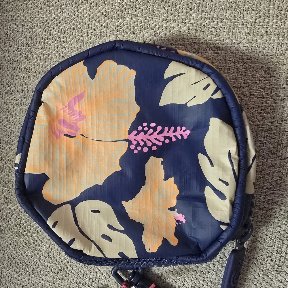NWT Aloha Collection Pape'ete Cutie Neon Moon Navy Limited Edition Hibiscus